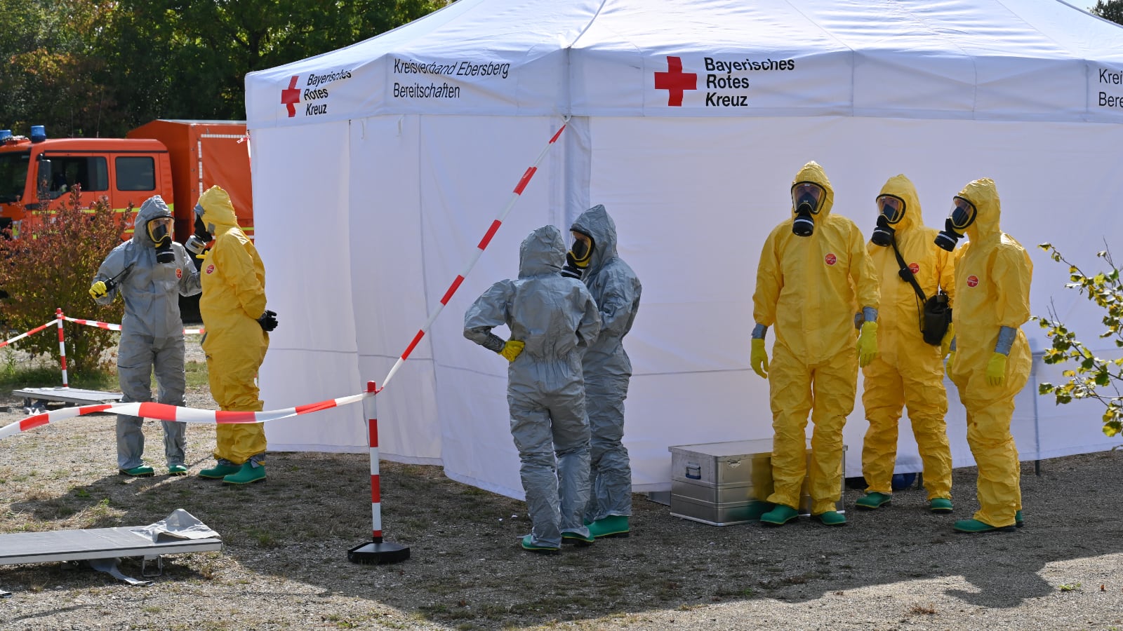 Gemeinsame Übung mit dem BRK Ebersberg