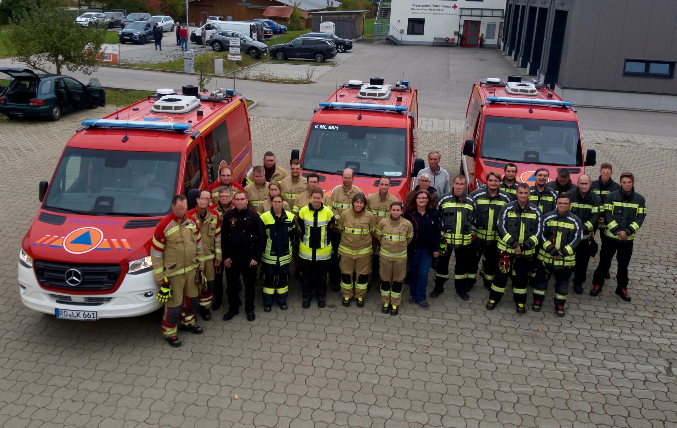 Gemeinsame CBRN-Erkundungsübung mit Feuerwehren aus Rosenheim